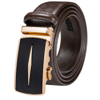 High Quality Mens Belts Black Brown Blue White Green Leather Straps Casual Gold Automatic Buckles Waistband Belt for Men Wedding