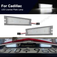 Canbus 2ชิ้นสำหรับ Cadillac CTS ซีดาน2008 2009 2010ป้ายทะเบียน LED ไฟป้ายทะเบียนอัตโนมัติไม่มีข้อผิดพลาด