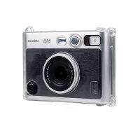 เคสใสสำหรับ Fujifilm Instax Mini EVO ฟิล์มสำเร็จรูปกล้องฝาครอบแข็งติดคริสตัลที่มี Tali Bahu ถอดออกได้