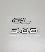 GL 3.0D สติ๊กเกอร์ติดท้ายรถของเทียบ โตโยต้า ไทเกอร์ GL 3.0D TOYOTA HILUX TIGER 1998-2000