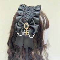 【LZ】☸  Gothic Lolita Cosplay Headdress Maid Lace Handmade Versátil Acessórios de Cabelo Fofo Doce Headbands