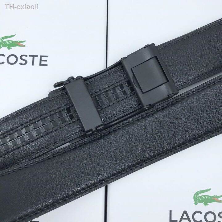 เข็มขัด-lacoste-เข็มขัดผู้ชาย-เข็มขัดหัวเข็มขัดอัตโนมัติ-เข็มขัดหนัง-เข็มขัดธุรกิจ-แฟชั่นสบาย-ๆ-กล่องของขวัญ-gift