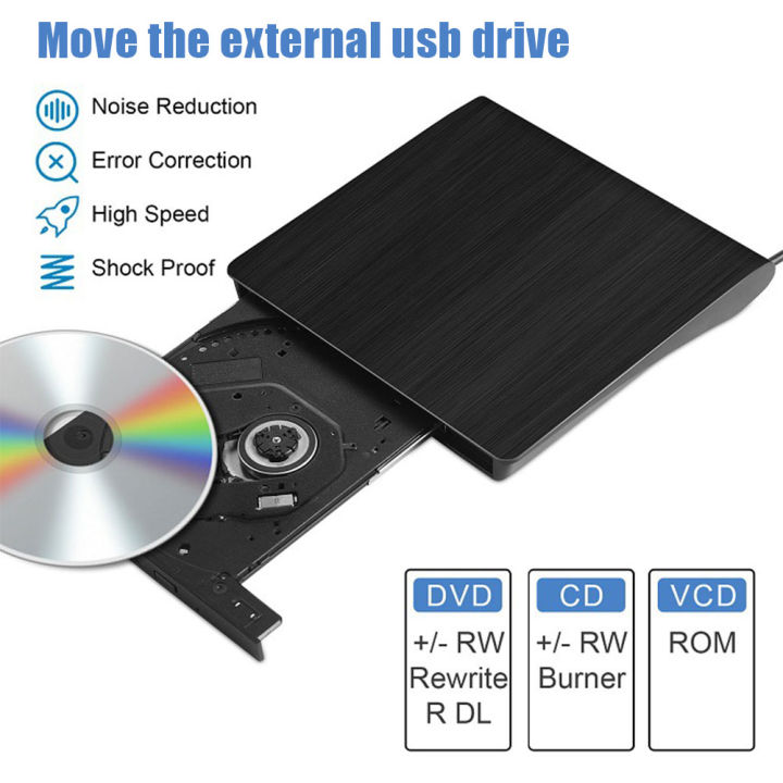 usb-ออปติคัลไดรฟ์เครื่องเล่นดีวีดีภายนอกแบบบางเครื่องเล่นอ่านเครื่องเขียนซีดีสำหรับแล็ปท็อป-pc-ดีวีดีพอร์ตทิลที่น่าเชื่อถือ3-0แผ่น