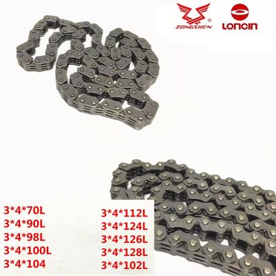 Bse Zongshen Loncin Lifan A U เครื่องยนต์ Time Chain Timing Chain 3X4ขนาด150cc 125cc 250cc CQR Kayo Shineray T4 T6