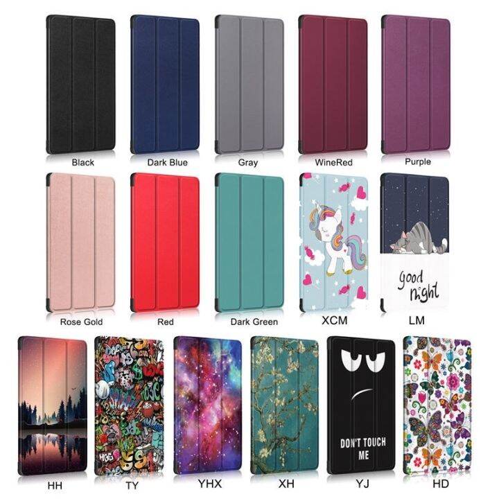 a-lovable-ซัมซุงกาแล็กซีแท็บ-a7-lite-8-7-2021-sm-t220-t225สีวาดพลิกเคสหนัง-ultra-thin-แม่เหล็กพับขาตั้งแท็บเล็ต