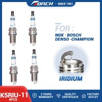 ZZOOI 4PCS Iridium TORCH Spark Plugs K5RIU-11 Candles Auto Parts Fit for MAZDA for SUBARU for GEELY for VW for TOYOTA for MITSUBISHI