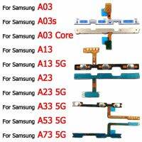 อะไหล่สำหรับซ่อมเสียงเงียบปริมาณปุ่มเปิดปิดเหมาะสำหรับ A33 Samsung Galaxy A53 A73 5G A03 Core A03s A13 A23เฟล็กซ์คีย์เดิม