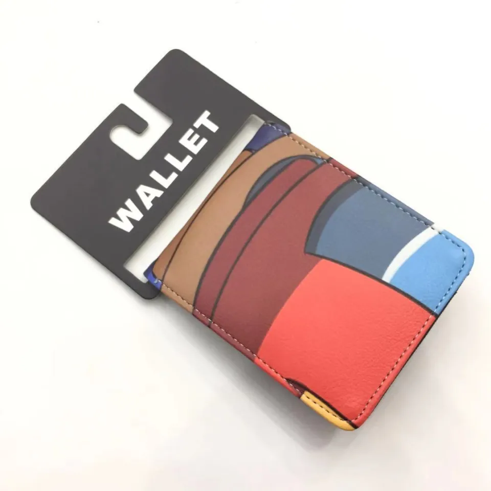 Bifold PU Leather Among Us Wallet Coin Pocket Credit Card Id Window Card  Holder Gift - giftcartoon