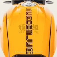 High quality stock For DUCATI Scrambler Icon Full Throttle Cafe Race Desert Sled Motorcycle Fuel Tank Decorative Sticker