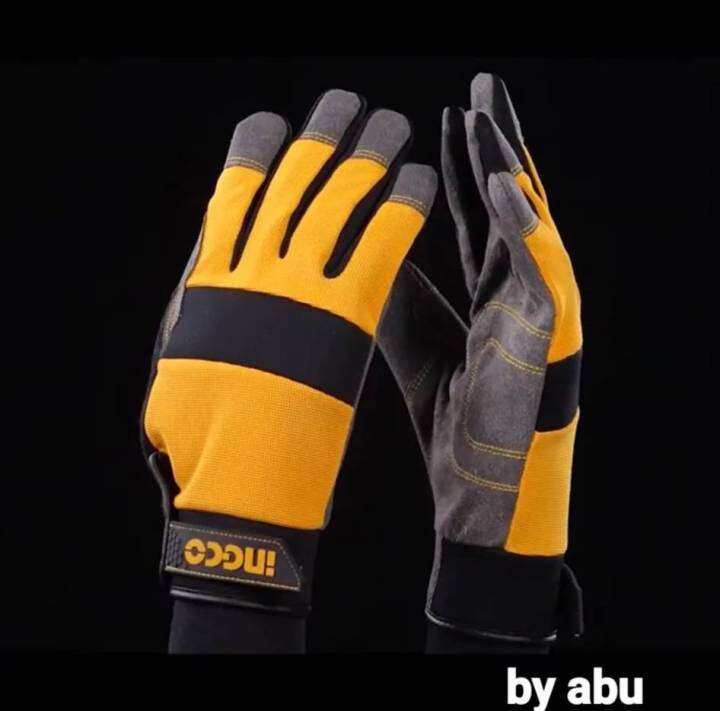 ingco-ถุงมือช่าง-ถุงมือ-อเนกประสงค์-ไมโครไฟเบอร์-size-xl-รุ่น-hgmg01-mechanic-gloves