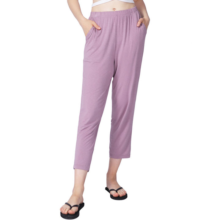 women-sleeping-pants-ladies-girl-nightwear-long-pyjama-bottoms-loose-solid-pajama-pants-trousers-pijamas