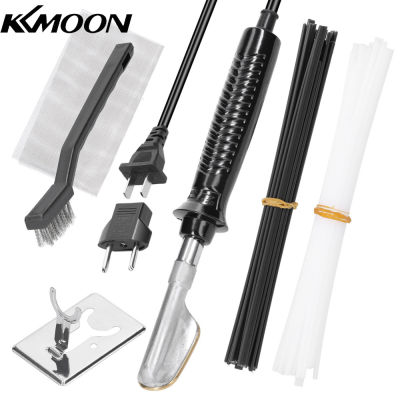 KKmoon อุปกรณ์เชื่อมพลาสติกที่มีประโยชน์เครื่องมือโรงรถเครื่องซ่อม PVC กันชนรถเครื่องมือซ่อมที่เย็บกระดาษร้อนพลาสติกเครื่องมือปรับให้เรียบ220V
