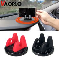 VAORLO 360 Degree Car Phone Holder Soft Silicone Anti Slip Mat Mobile Phone Mount Stands Support Car GPS Dashboard Bracket Car Mounts