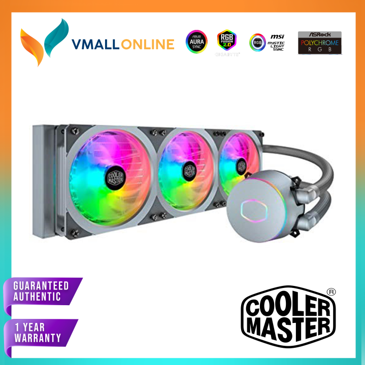 Cooler Master MASTERLIQUID ML360P SILVER EDITION LIQUID COOLING AIO RGB ...