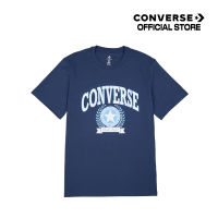 Converse เสื้อยืด TEE คอนเวิร์ส RETRO COLLEGIATE TEE NAVY MEN (10025275-A03) 1325275BF3NAXX