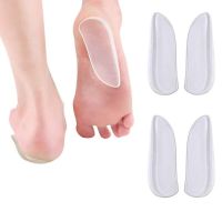 2 Pairs Silicon Corrective Shoe Inserts Foot Care O/X Type Legs Heel Wedge Pads Medial &amp; Lateral Orthopedic Insoles Men Women Shoes Accessories