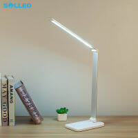 SOLLED 6W LED พับได้5โหมด Dimable Touch USB ชาร์จได้อ่าน Eye-Protect โคมไฟตั้งโต๊ะ