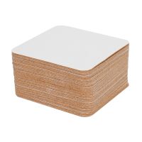 Self-Adhesive Cork Coasters,Cork Mats Cork Backing Sheets for Coasters and DIY Crafts Supplies (50, Square)