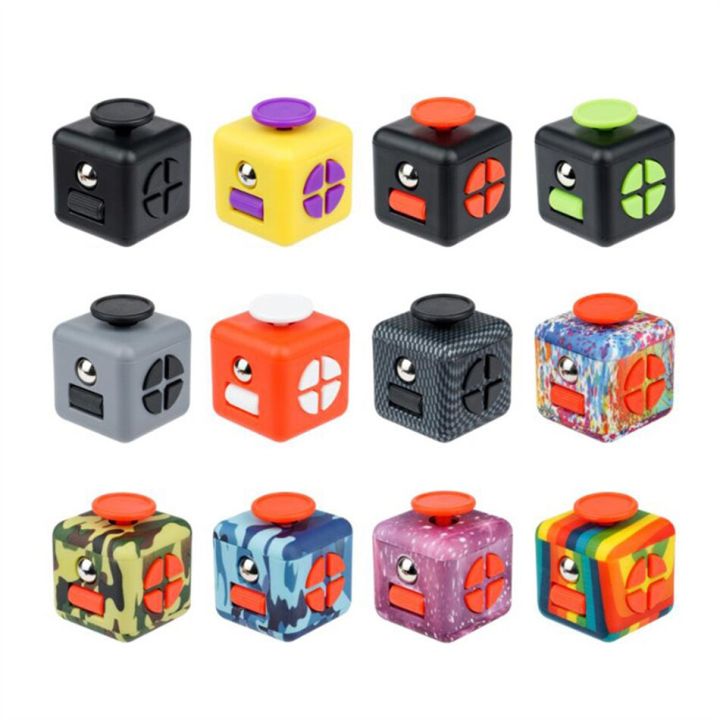 Antistress cube Relief Dice Anxiety Kids Attention Focus Toys Funny  Decompression Cube Plastic Gaming Toys For Adult Child Gift