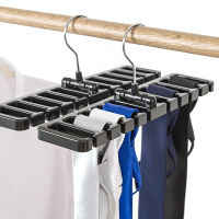 10 Slot Tie Belt Hanger Wardrobe Belt Rotating Organizer Rack Multifuctional Scarf Hanger Home Closet Storage Holder