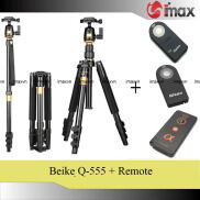 Chân máy ảnh Tripod Beike Q-555 + Remote cho máy ảnh