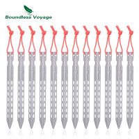 【hot】✌♛❖  Boundless Titanium Tent Pegs  Outdoor Camping V-shape Stakes 6/8/12pcs/Lot