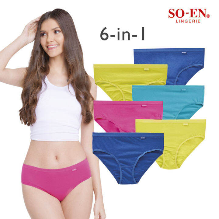 SOEN SLUSH B 6pcs Ladies Bikini Panty Lazada PH