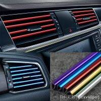 【hot】﹉❍▬  10 Pcs 20cm Car Air Conditioner Vent Outlet Trim Strip U Colorful for Decoration