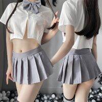 ℗ women appreciate feeling students suit jk uniform temptation to take off the pleated free hot open fork in stock