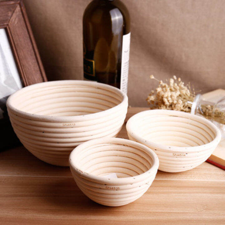 Rattan Bread Proofing Basket Natural Various Shapes Fermentation Rattan