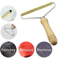 ✎♗ Portable Lint Ball Remover for Clothes Power Free Fluff Removing Roller Fuzz Fabric Shaver Reusable Travel Wood Lint Roller Tool