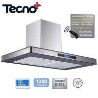 TECNOGAS เครื่องดูดควันแบบติดผนัง ขนาด 90 cm.หน้าจอ LED แสดงผล TECNOPLUS รุ่น TCH 90 MC/SS