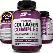 Viên uống Collagen tổng hợp loại 1 2 3 5 10 trẻ hóa toàn diện làn da và cơ thể 180 viên (2250 mg)