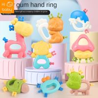 Baby hand bell toy 0-1 year old puzzle early education can gnaw tooth glue newborn baby 0-3 to 6 months old