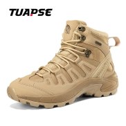 TUAPSE Military Boots Men Hiking Shoes Outdoor Combat Ankle Boot Tactical