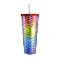 Starbucks 2021 China Valentine’s Day Rainbow Pride Bling Diamond Studded Tumbler ของแท้