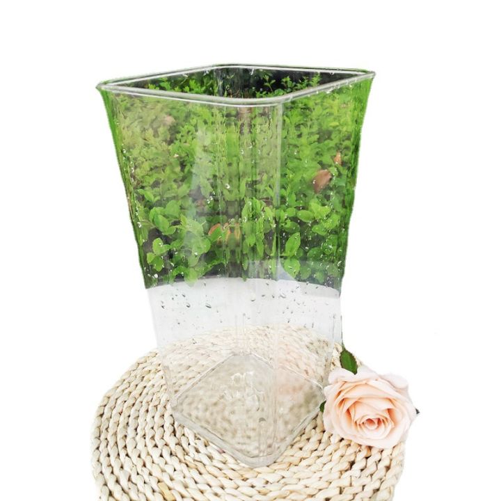 flower-arranging-bucket-european-style-simplicity-acrylic-vase-material-quality-high-transparency-fall-prevention