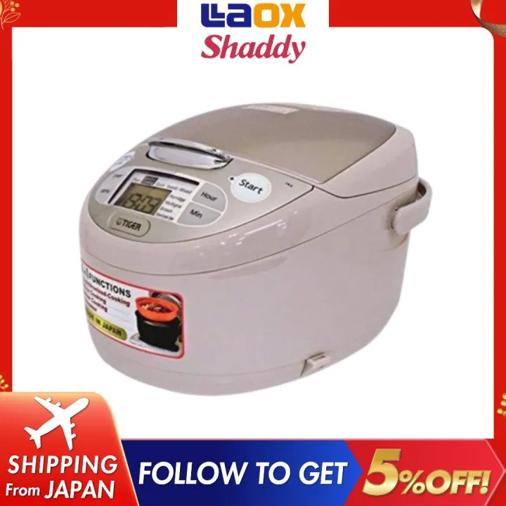 TIGER THERMOS OVERSEAS RICE COOKER JAX S18W 220V VOLTAGE WHITE MADE IN JAPAN DELIVERED DIRECTLY