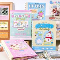 IFFVGX A5 Photocard Holder Photo Album Kpop Idol Photocards Binder Collect Book Cartoon Pattern Storage Albums for Photographs