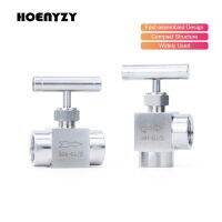 2Pcs 1/8" 1/4" 3/8" 1/2" Female Thread 304 Stainless Steel Adjustable Shut Off Needle Valve Flow Control With One-Shape Handle