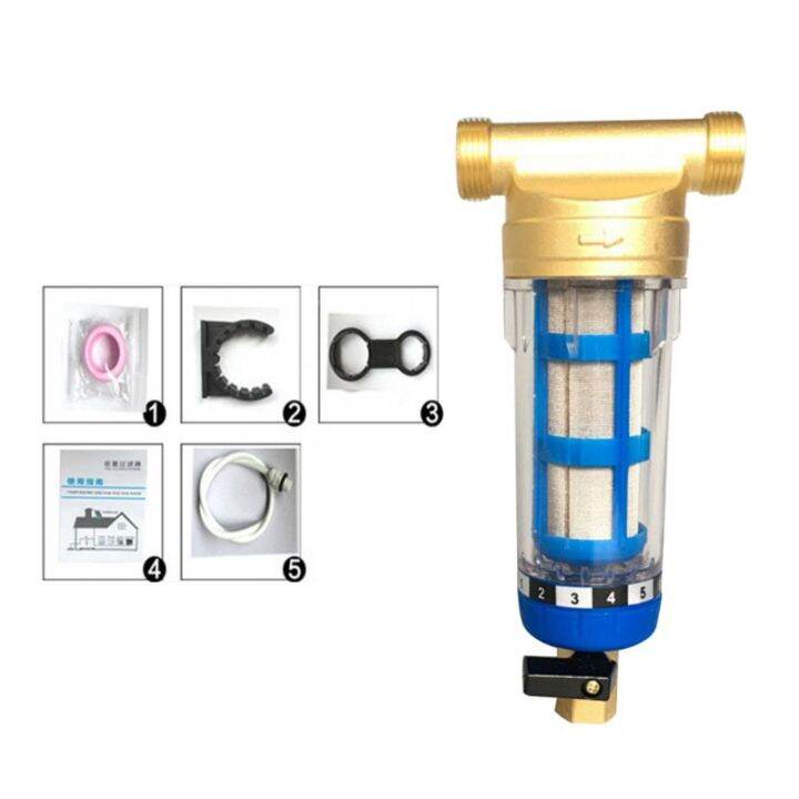 Front Purifier Copper Prefilter Backwash Water Filters Remove Rust