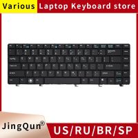 New US/English Black Notebook Replacement Laptop Keyboard For Dell Vostro 3300 3500 v3500 v3300  P10G Basic Keyboards