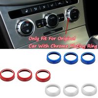 Car Air Conditioning Knob Ring Cover Decorate Accessiores Fit For VW Volkswagen Magotan CC Passat Jetta Scirocco Sharan Golf