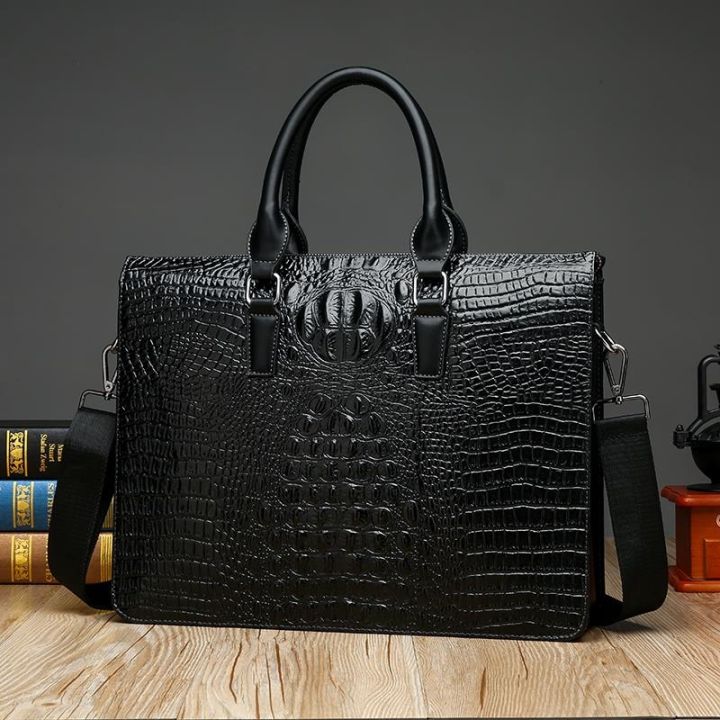 Men Crocodile Skin Messenger Bag | Konga Online Shopping