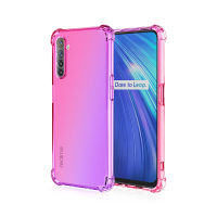 เคสโทรศัพท์สำหรับ Realme 6i 6 Pro Gradient สี่มุม Anti-Fall TPU เคสโทรศัพท์สำหรับ Realme 6 5i 5 Pro เคสคลุมโปร