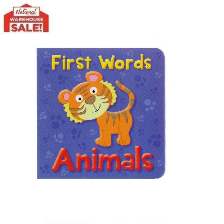 FIRST WORDS ANIMALS SMALL BOARDBOOK (110B) | Lazada PH