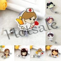 【hot sale】 ℗✲ B11 1PC Cartoon Retractable Badge Reel Nurse Exhibition Pull Key ID Name Card Holder