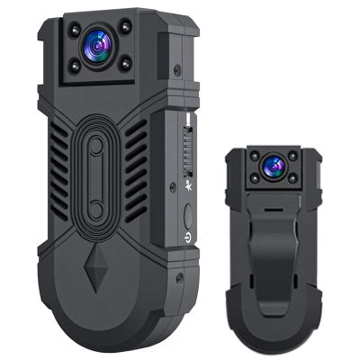 1080P HD Night Vision Infrared Small Camera Motion Detection Body Worn Camera 180° Rotation Bike Camera