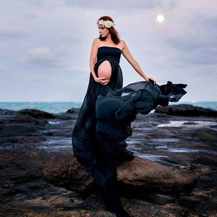 redcloud-ลูกไม้หญิงตั้งครรภ์ชุดคลุมท้อง-maxi-ชุดถ่ายภาพถ่ายภาพชุด