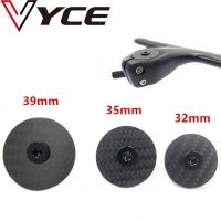 Carbon Bicycle Stem Top Cap Headset Cover with Bolt Apply to 28.6 31.8mm 1 1/8" Front fork head tube 32 35 39mm Carbon Top Cap Electrical Trade Tools